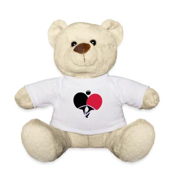Tischtennis, Ping pong - Teddy - Weiß - Vorne
