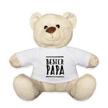 Bester Papa - Teddy - Weiß - Vorne