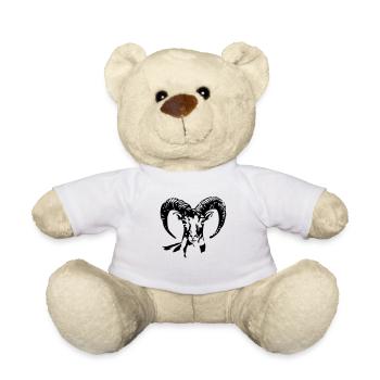 Mufflon - Teddy - Weiß - Vorne