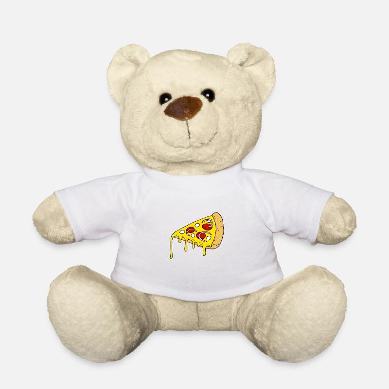 PIZZA - Nounours - blanc