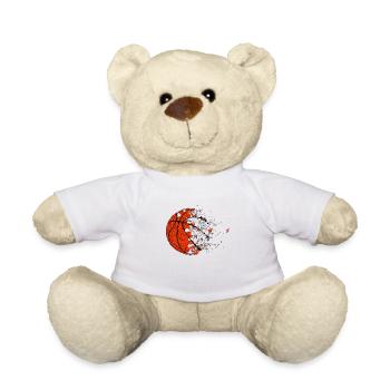 Basketball ball, Basketball ball Sport Sports, Game - Teddy Bear - white - Front