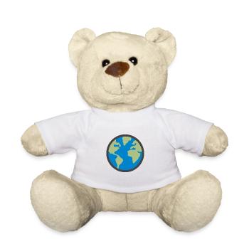 Planet Earth - Teddy Bear - white - Front