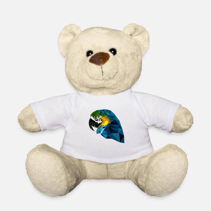 Papagei - Teddy - Weiß