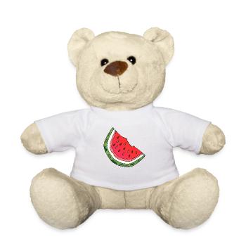 Wassermelone - Teddy - Weiß - Vorne