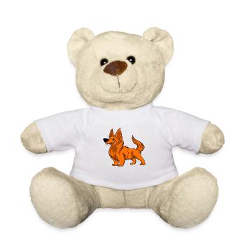 Funny dogs 7 - Teddy Bear - white - Front