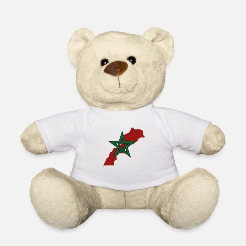 Morocco - Teddy Bear - white