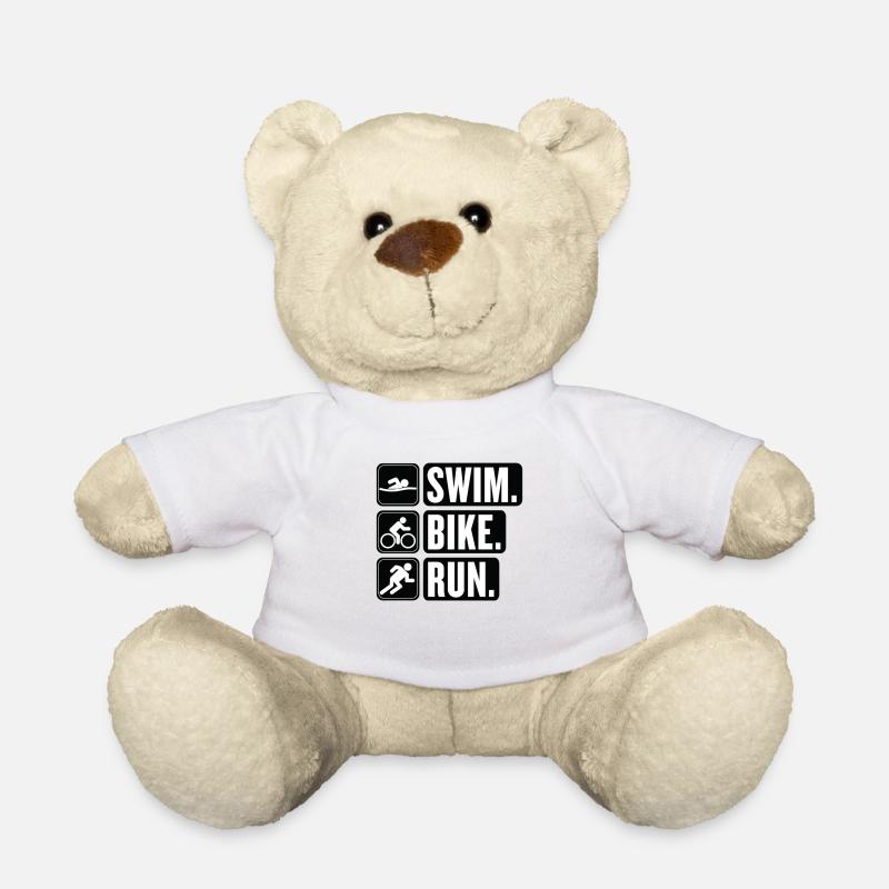 Leben des Triathlons - Teddy - Weiß