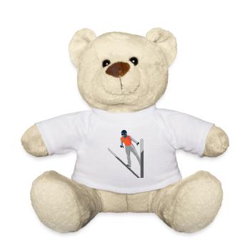 Skispringer - Teddy - Weiß - Vorne