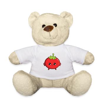 tomato - Teddy Bear - white - Front