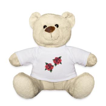 Roses - Nounours - blanc - Devant