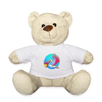 Pelican Delivery - Teddy Bear - white - Front