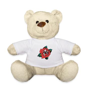 rosa Blütenblatt - Teddy - Weiß - Vorne