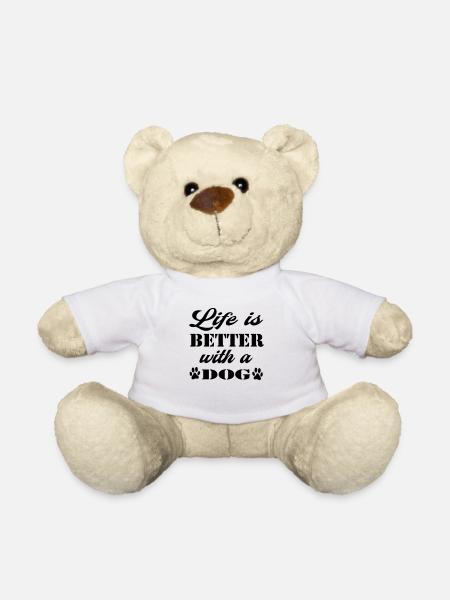 Life Dog 01 - Teddy Bear - white