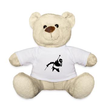 Biathlon Ski - Teddy - Weiß - Vorne