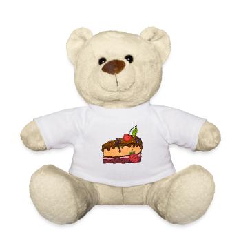 Kuchen - Teddy - Weiß - Vorne