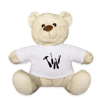 Outil Marteau Pince Clé Clé - Nounours - blanc - Devant