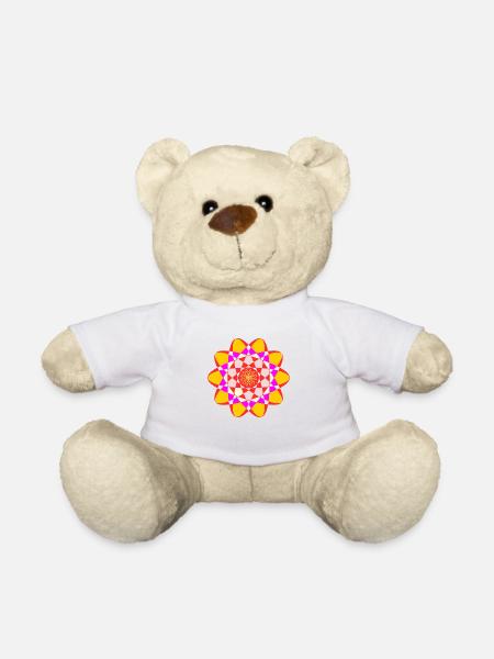 Mandala - Teddy Bear - white