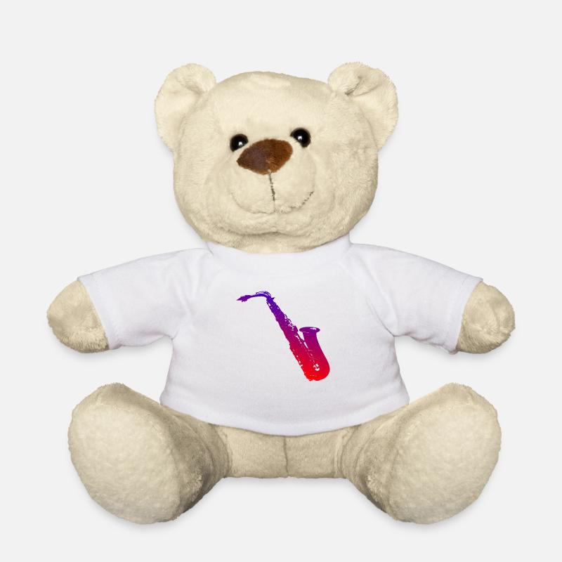 Saxophon - Teddy - Weiß