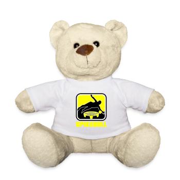 Colors can be changed | Spikeball Roundnet Fun - Teddy Bear - white - Front