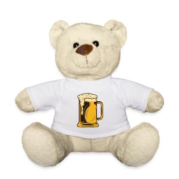 Beer mug - Teddy Bear - white - Front