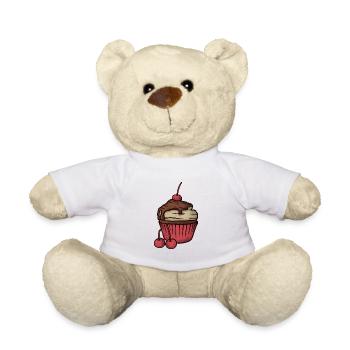 Cupcake - Teddy Bear - white - Front