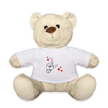 L de Lula - Teddy Bear - white - Front