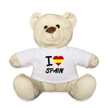 J’aime l’Espagne - Nounours - blanc - Devant