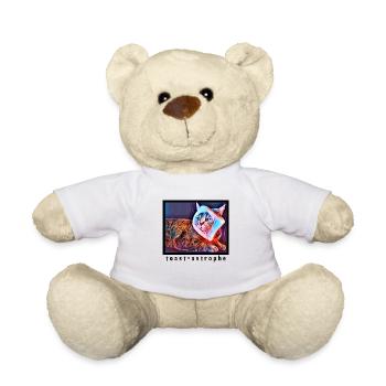 Cat toast astrophe - Catoastrophe Funny Cat design - Teddy - Weiß - Vorne