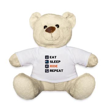 Chevaucher - Nounours - blanc - Devant