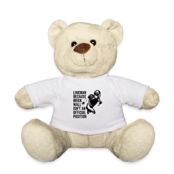 Juge de ligne parce que Brick Wall n’est pas officiel - Nounours - blanc - Devant