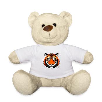 Comic Tiger Mignon Drôle Cool Dessin animé 16 - Nounours - blanc - Devant