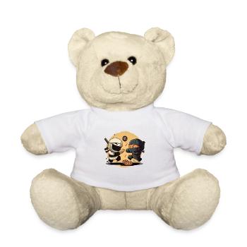 Fighting Ninjas - Teddy - Weiß - Vorne