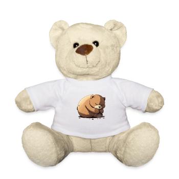 Meenee l'ours dormeur - Nounours - blanc - Devant