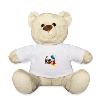 Cooles Kamera Motiv für Fotografen - Teddy - Weiß - Vorne