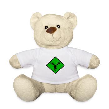 Moose Skull - Teddy Bear - white - Front
