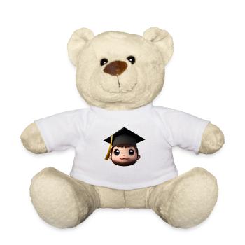 Bachelor's degree Graduate School-leaving certificate - Teddy Bear - white - Front