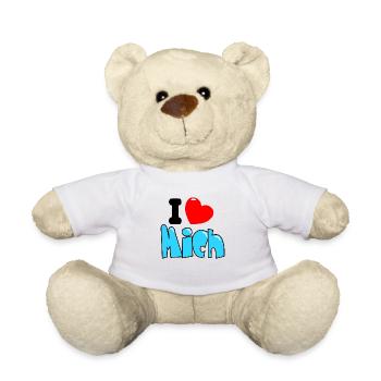 I ❤ Mich - Teddy - Weiß - Vorne