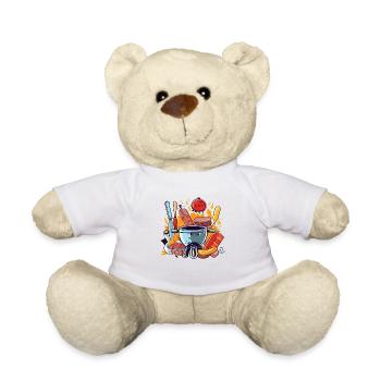 Grill und Utensilien n°3 - Teddy - Weiß - Vorne