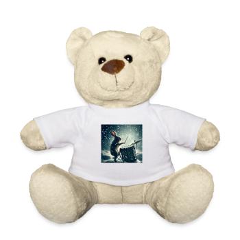 Drumming Rabbit - Teddy - Weiß - Vorne