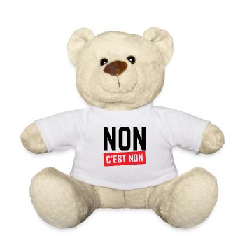 Non C'est Non. - Nounours - blanc - Devant