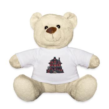 Halloween Horror House - Teddy Bear - white - Front