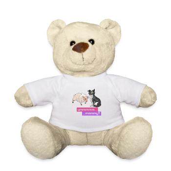 Sheep herd mom - Teddy Bear - white - Front