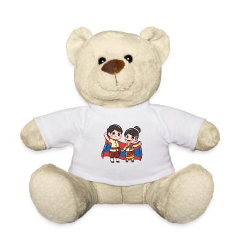 Laos Lao Laotian Flag Elephant Lao I Cadeau - Nounours - blanc - Devant