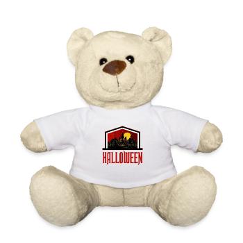 Halloween - Teddy - Weiß - Vorne