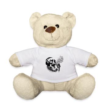Vanitas Singing Skull - Heavy Metal - Nounours - blanc - Devant