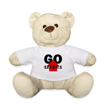 Geh nach Hause - Teddy - Weiß - Vorne