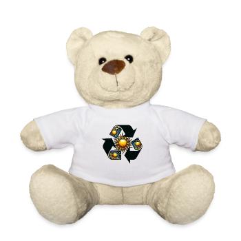 Recycling Sun - Teddy Bear - white - Front