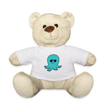 oktopus cool - Teddy - Weiß - Vorne