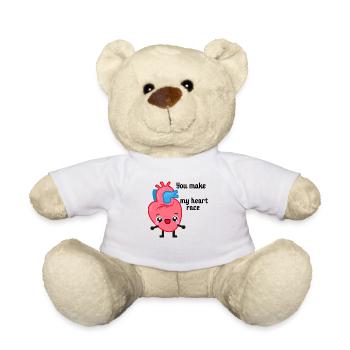 Charades médicales - Coeur - Nounours - blanc - Devant
