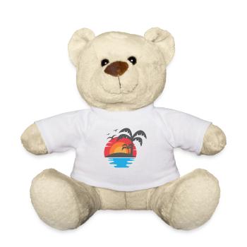 Palmen Sommer Strände - Teddy - Weiß - Vorne